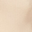Pull asymétrique creme femme