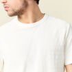 T-shirt manches courtes ecru homme