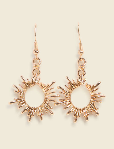 Boucles d'oreilles ivoire femme