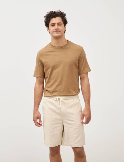 Bermuda ecru homme