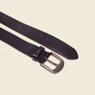 Ceinture en cuir noir homme