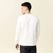 T-shirt manches longues ecru homme
