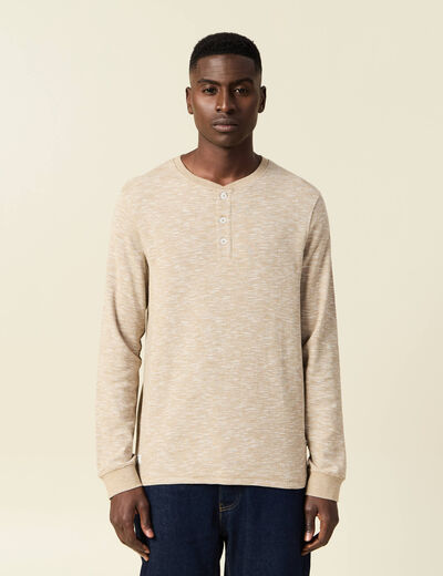 T-shirt éco-responsable vert kaki homme