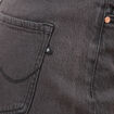 Jeans barrel taille haute 7/8&egrave;me denim gris femme