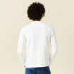 T-shirt manches longues ecru homme