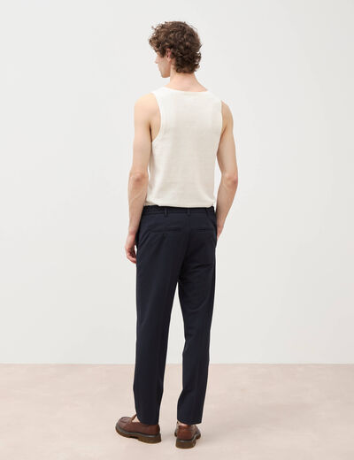 Pantalon bleu marine homme