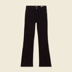 Jeans bootcut denim noir femme