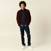T-shirt en coton manches courtes bleu marine homme