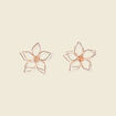 Boucles d'oreilles clous couleur or femme