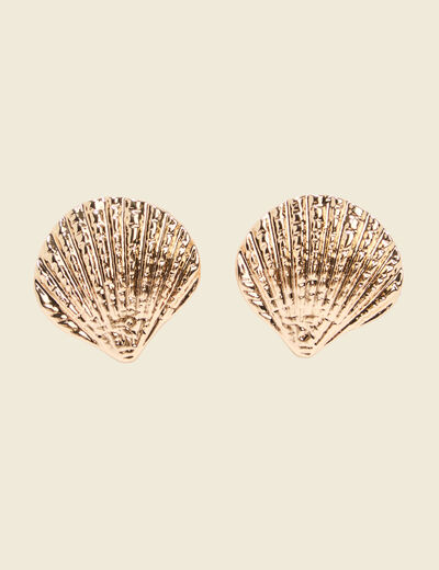 Boucles d'oreilles couleur or femme