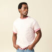 T-shirt manches courtes rose clair homme