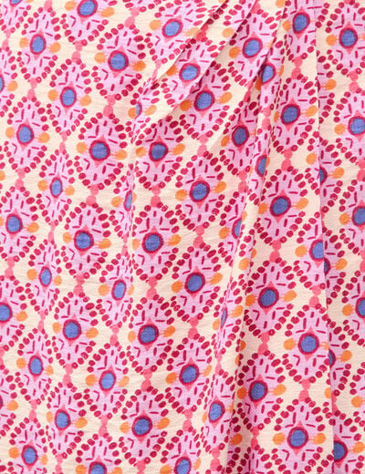Jupe fluide multicolore femme