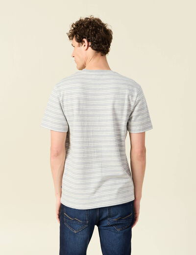 T-shirt manches courtes gris foncé homme