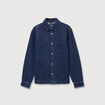 Surchemise en jeans coton coupe droite denim brut homme