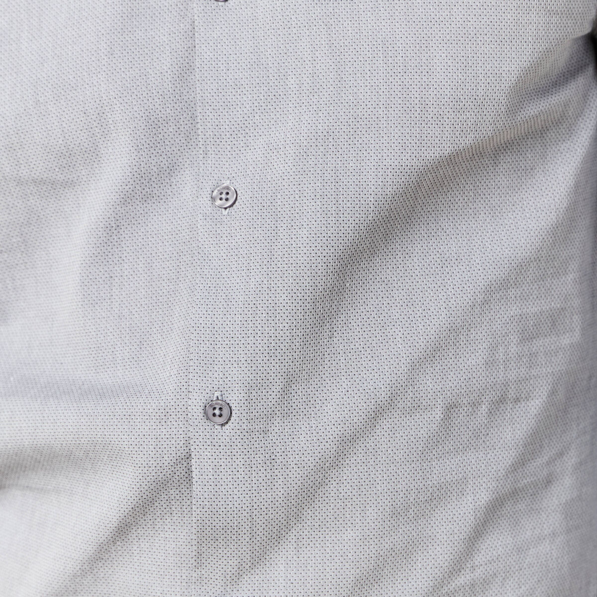 Chemise manches longues gris homme