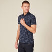 Polo manches courtes bleu marine homme