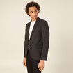 Veste blazer boutonn&eacute;e noir homme