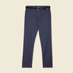 Pantalon chino straight bleu fonc&eacute; homme
