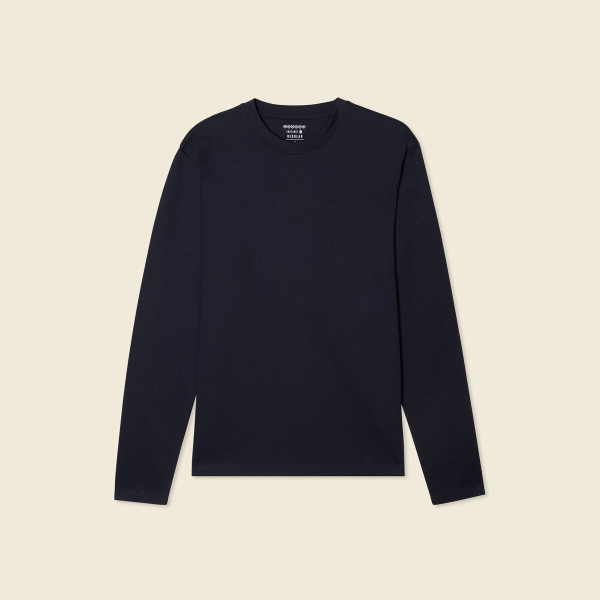 T-shirt manches longues bleu marine homme