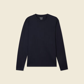 T-shirt manches longues bleu marine homme