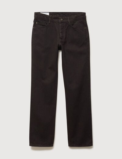 Jeans regular longueur 32 marron homme