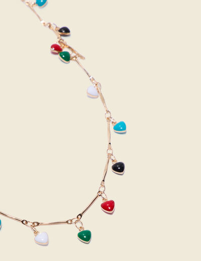 Collier multicolore femme