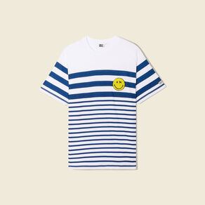 t shirt smileyworld ecru homme T-shirt SmileyWorld ecru homme