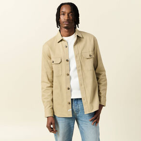 surchemise manches longues taupe homme Surchemise manches longues taupe homme
