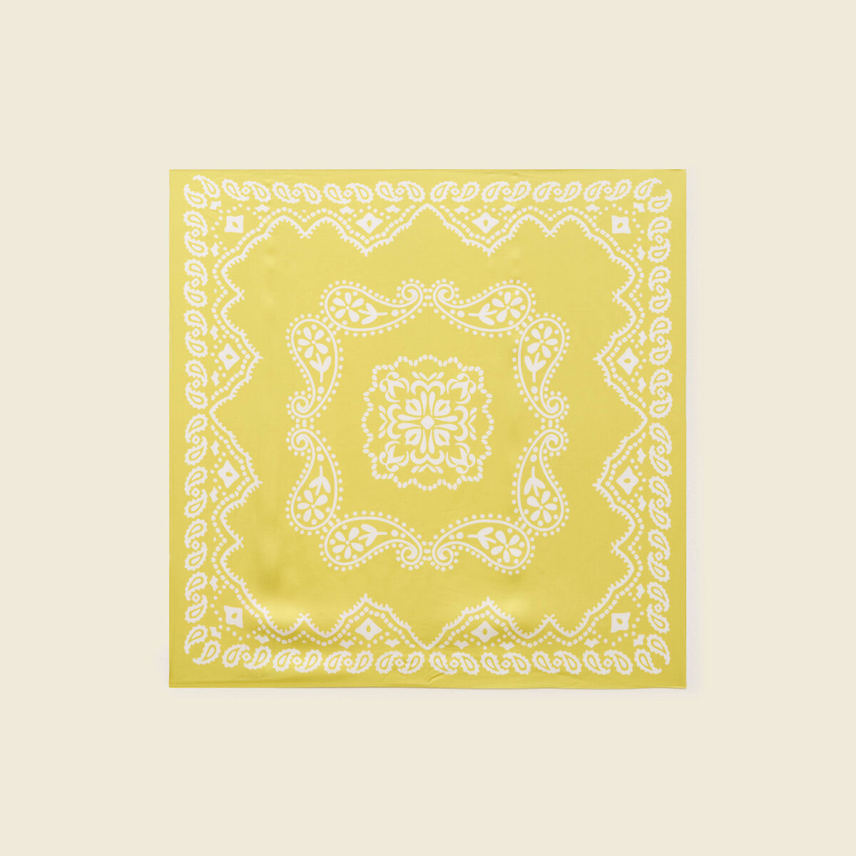 Foulard vert fluo femme