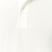 Polo col polo manches courtes en coton ecru homme