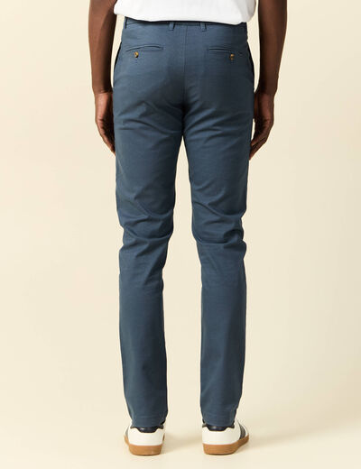Pantalon chino longueur 32 bleu gris homme
