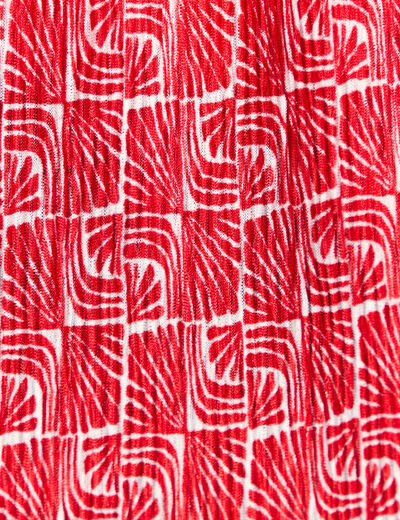 T-shirt manches courtes rouge femme