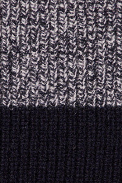 Pull manches longues marron homme