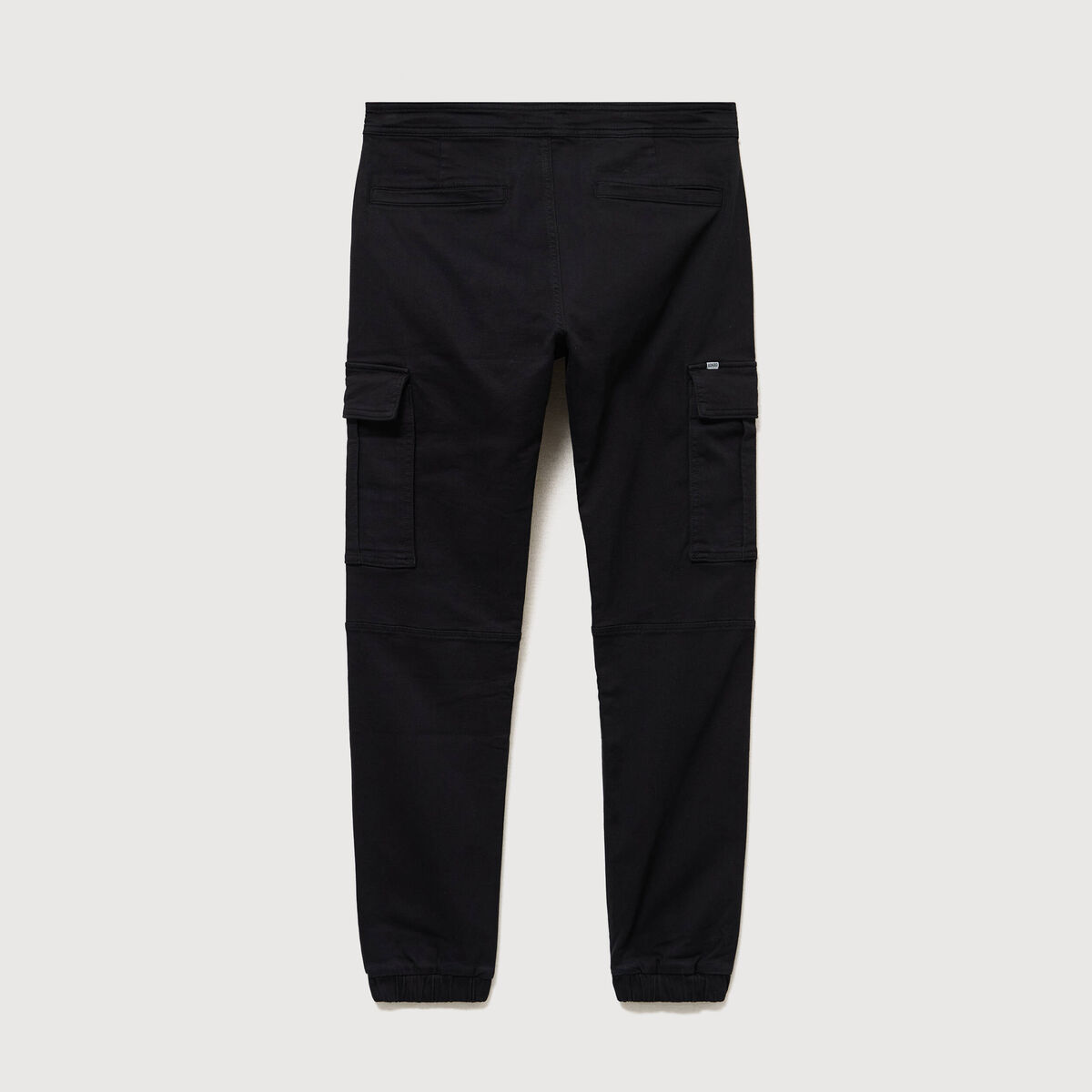 Pantalon battle bas resserr&eacute; noir homme
