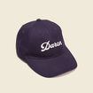 Casquette brodée bleu marine homme
