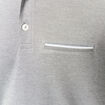Polo manches courtes gris fonc&eacute; homme