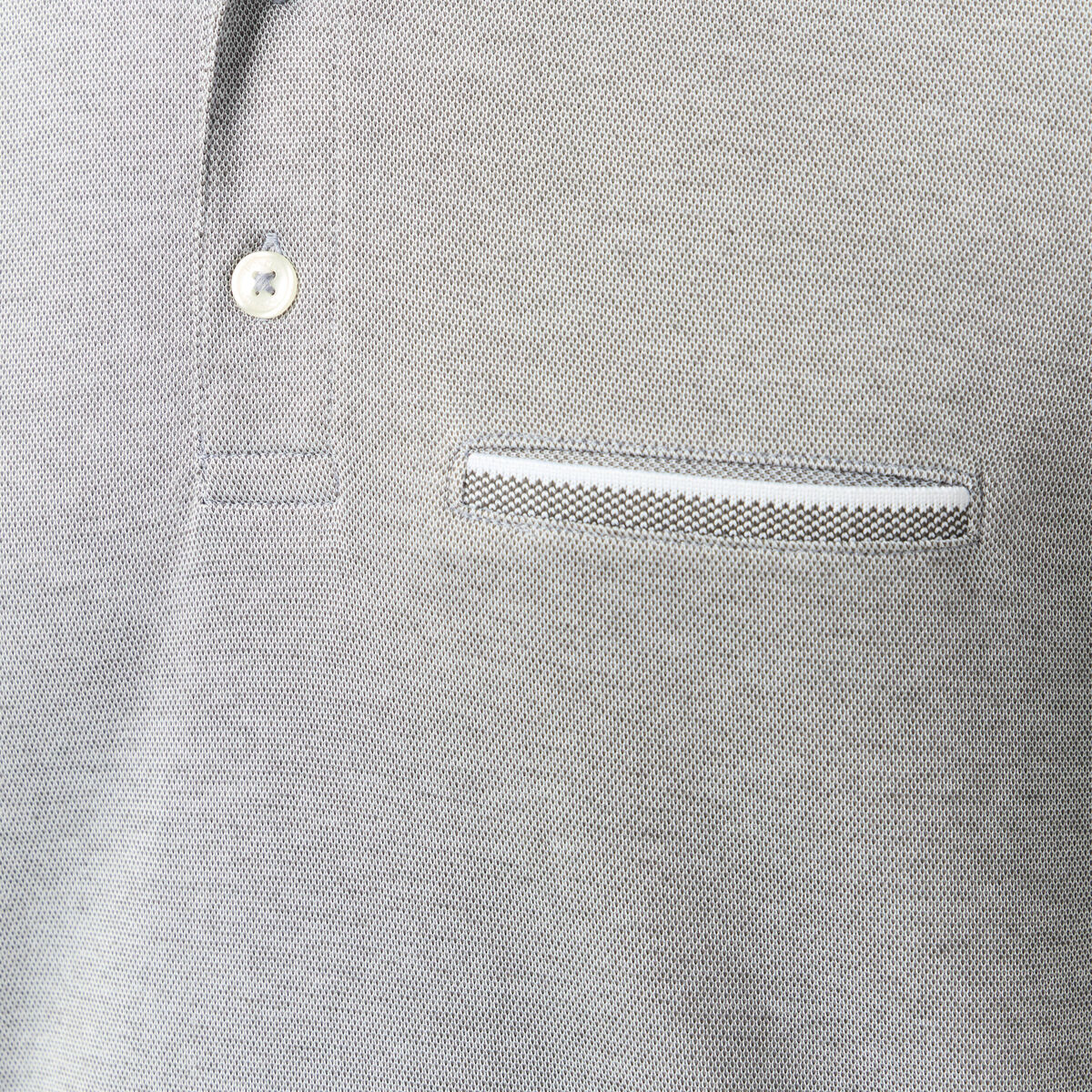 Polo manches courtes gris fonc&eacute; homme