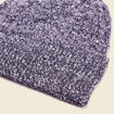 Bonnet tricoté bleu marine homme