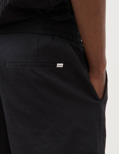 Bermuda noir homme