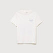 T-shirt en coton ecru homme