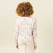 Pull manches longues ecru femme