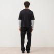 T-shirt manches courtes noir homme