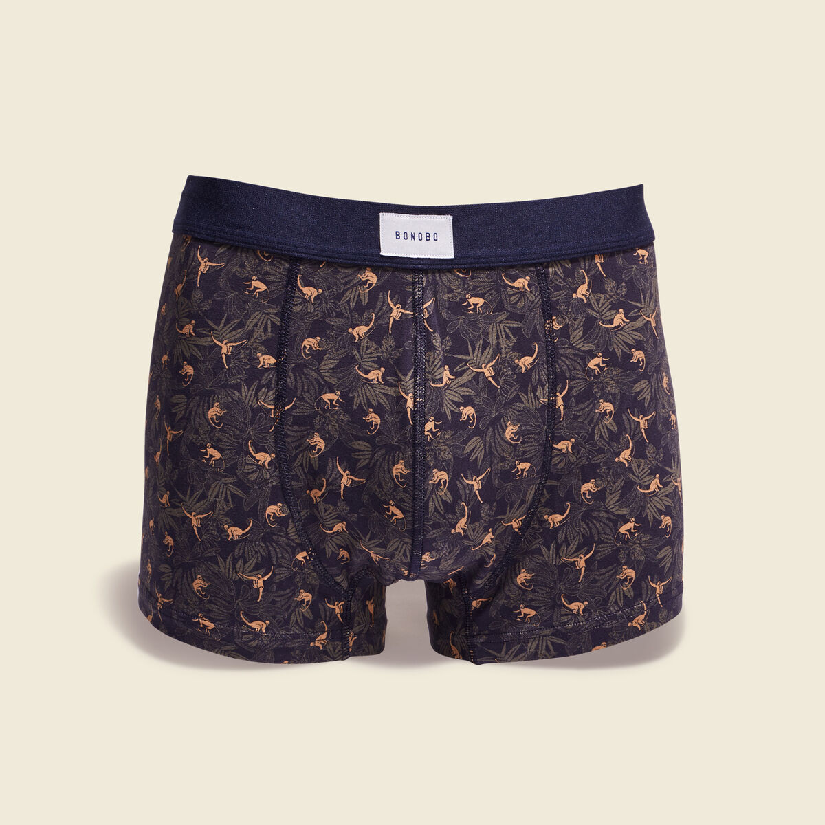 Lot 2 boxers vert kaki homme