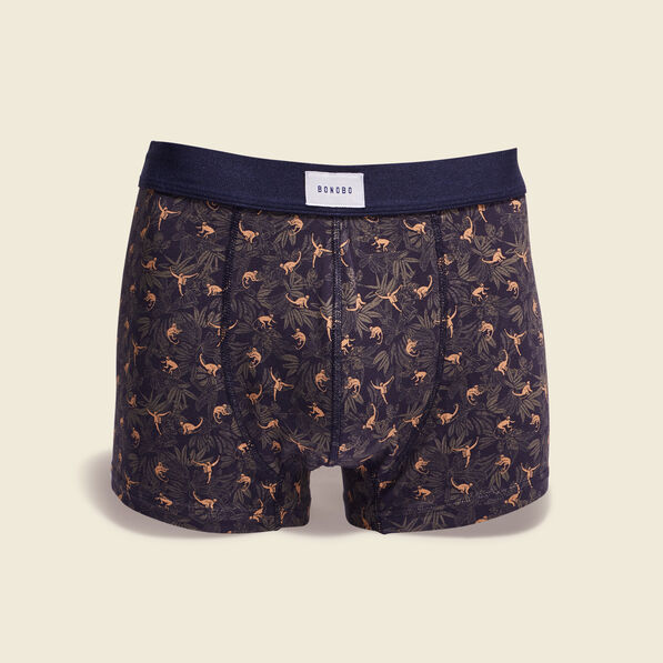 Lot 2 boxers vert kaki homme