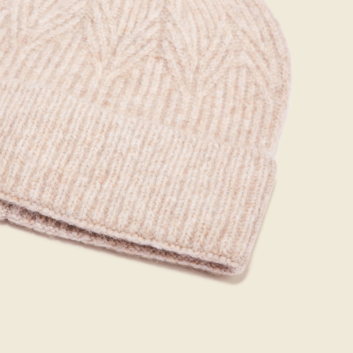 Bonnet beige femme