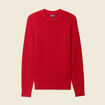 Pull éco-responsable rouge foncé homme
