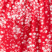 Jupe longue portefeuille rouge femme