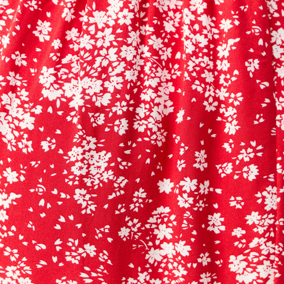 Jupe longue portefeuille rouge femme