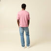 T-shirt manches courtes vieux rose homme