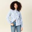 Chemise manches longues blanc femme